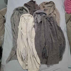 Lot of 6 Barefoot Dreams Cardigans XS/S CozyChic Lite Bamboo Chic Lite Sweaters
